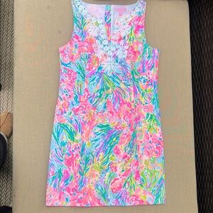 Lilly Pulitzer Pink and Blue Floral Dress